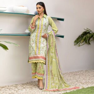 Pastel Garden Printed Lawn